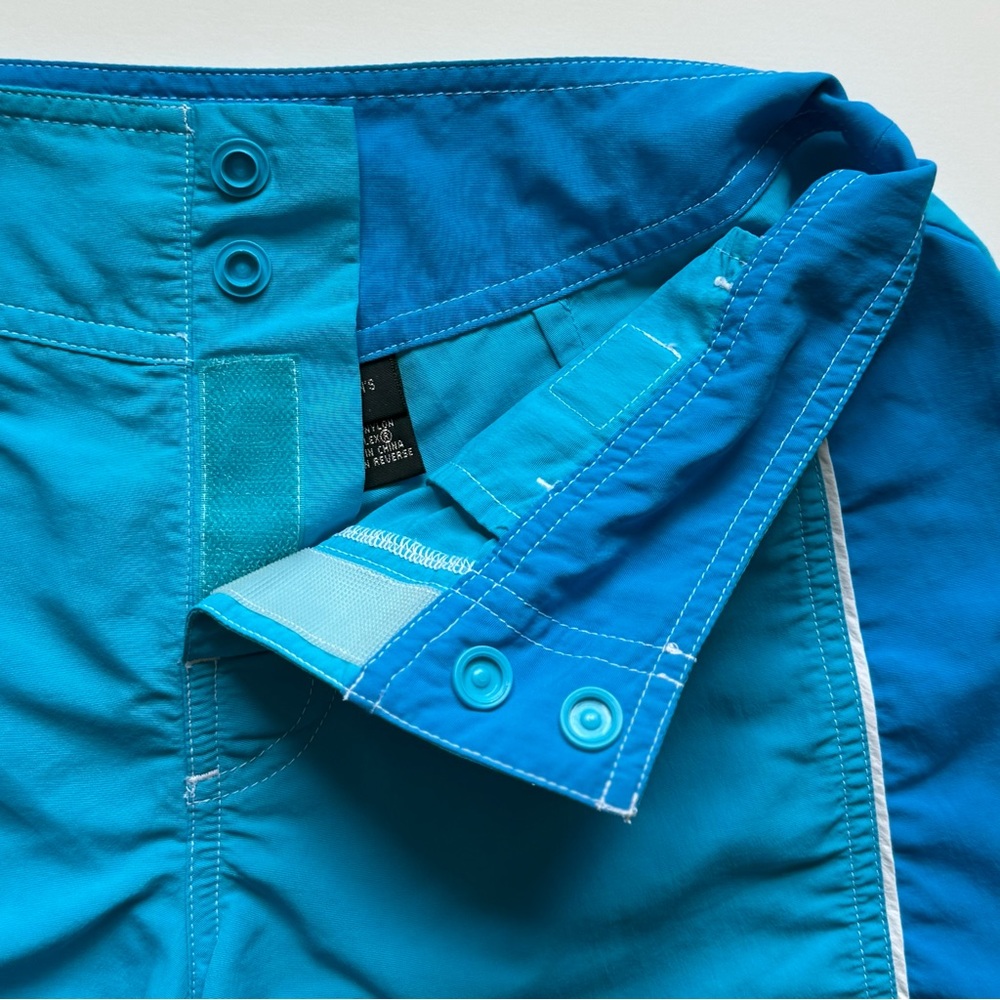 L.L.Bean Womens Bright Blue Swim Board Shorts - Size 6 - Picture 6 of 12